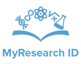 MyResearch ID Icon + Text BLUE