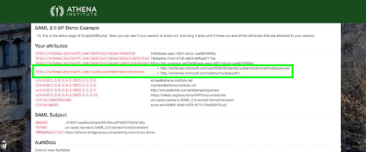 SAML 2.0 SP Demo Example