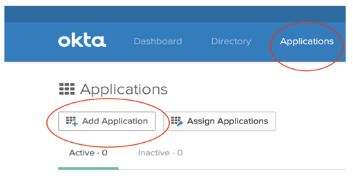 Okta Add Application