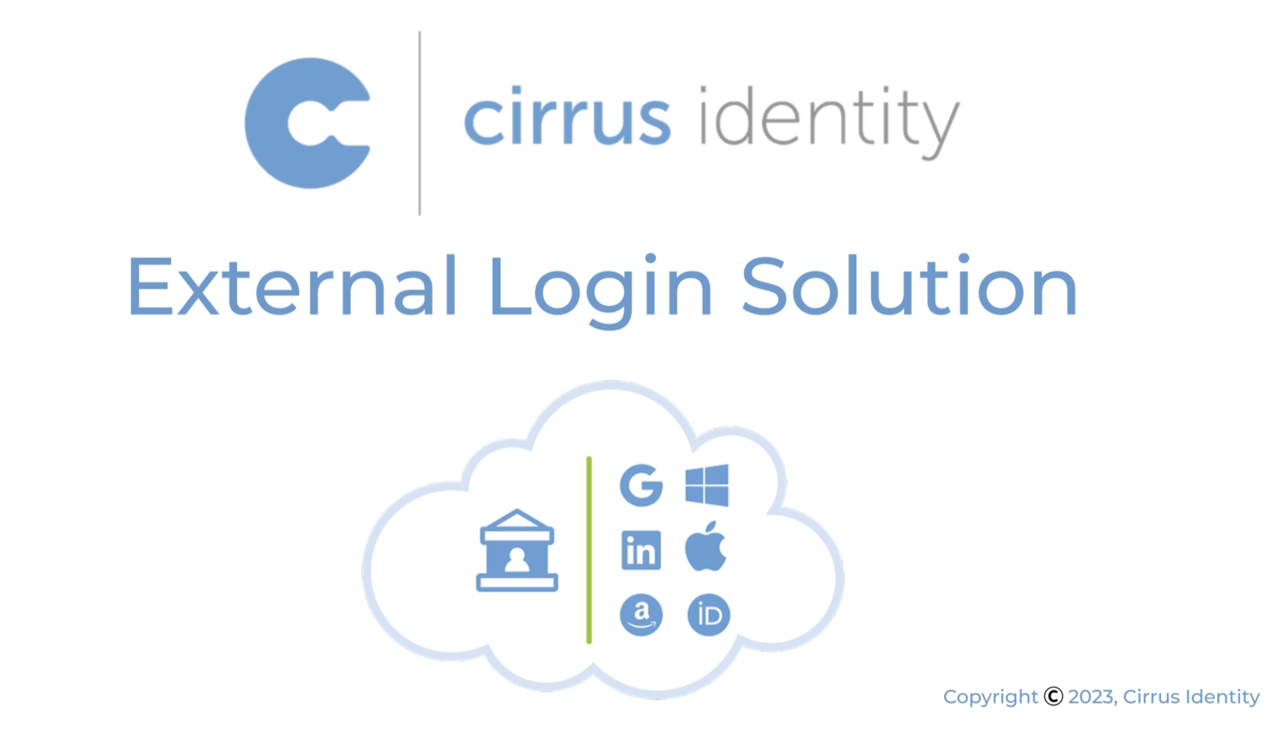 Cirrus Identity External Login Solution
